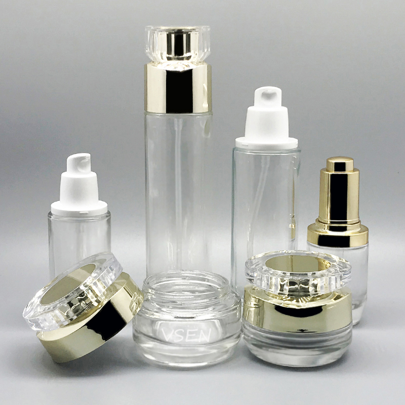 心悦白色高档化妆品包装瓶子 面霜瓶子批发 透明(图8)
